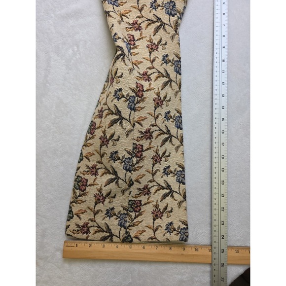 Vintage 1970s Floral Tapestry High-Rise Cropped Pants Kelita Size 7 XS or XXS - Picture 13 of 15